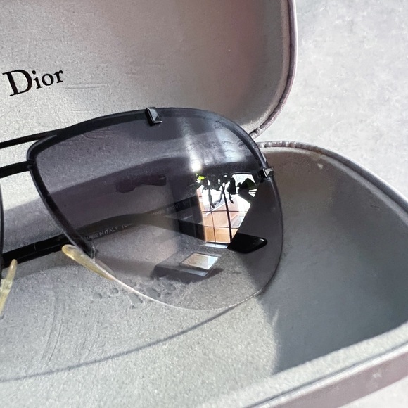 Dior ToreaDior Sunglasses Black Studs Gradient Lens - Picture 4 of 12